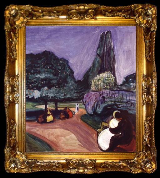 framed  Edvard Munch Summer Night, ta009-2
